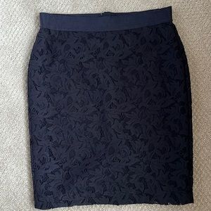 Ann Taylor Beautiful Navy skirt